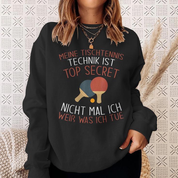 Table Tennis Player My Table Tennis Technique Sweatshirt Geschenke für Sie