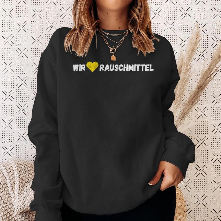 Wir Lieben Rauschmittel Sweatshirt Geschenke für Sie