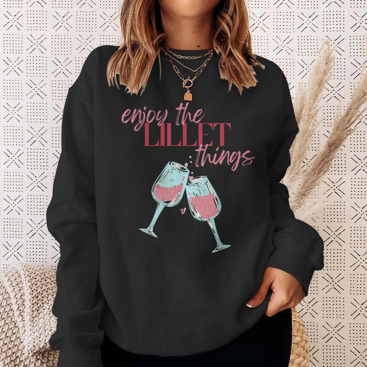 Genießen Sie Den Lillet Things Sommerfrüchte Weincocktail Sweatshirt Geschenke für Sie