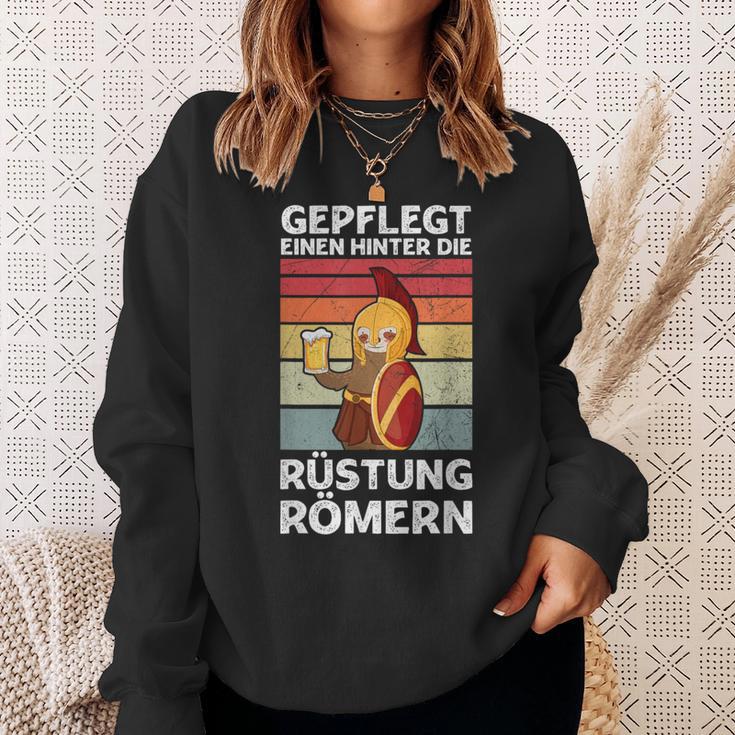 Gepflegt Einen Hinter Die Rüstung Römern Party Sauf Saying Sweatshirt Geschenke für Sie