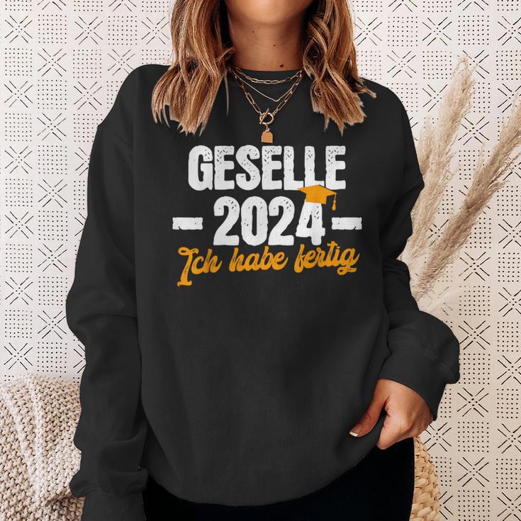 Geselle 2024 Ich Habe Fertig Gesellenprüfung Sweatshirt Geschenke für Sie