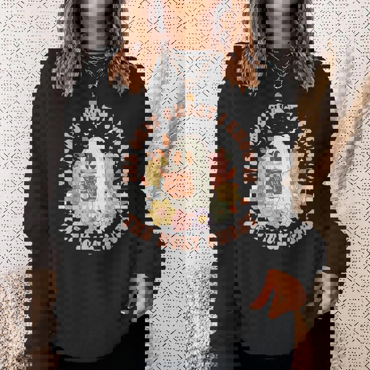 The Only Ghost I Know Is The Holy Ghost Halloween Sweatshirt Gifts for Her
