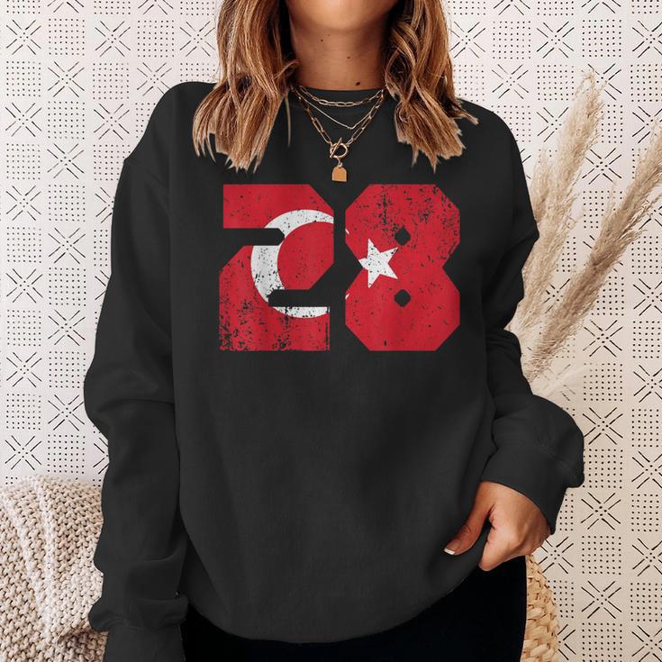 Giresun 28 Memleket Turkey Flag Idea Sweatshirt Geschenke für Sie