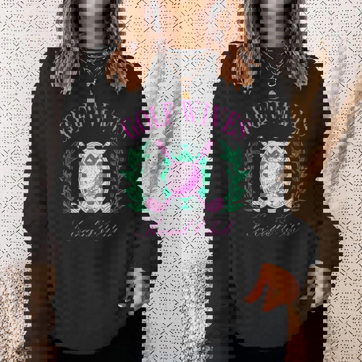 Golf Wives Social Club Golf Babe Cocktail Club Sweatshirt Gifts for Her