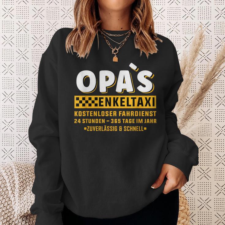 Grandpa's Taxi Enkeltaxi Chauffeur Auto Fahren Bringen Und Holen Sweatshirt Geschenke für Sie