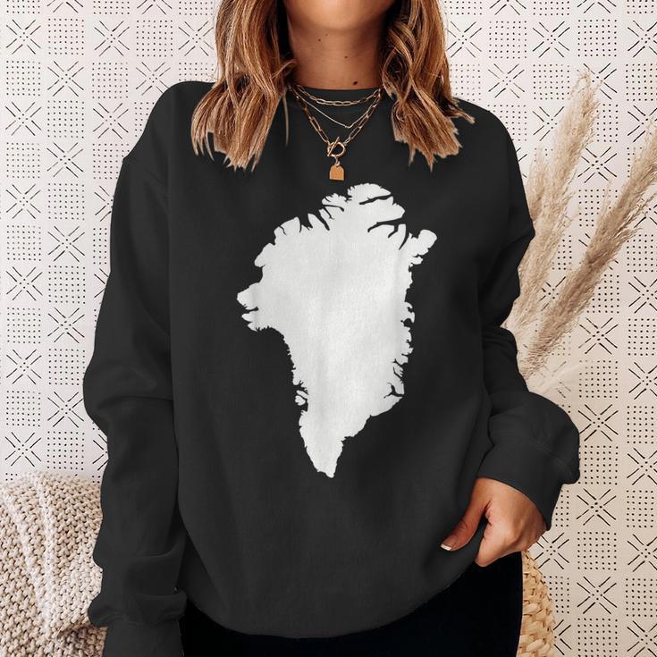 Greenland Map Sweatshirt Geschenke für Sie