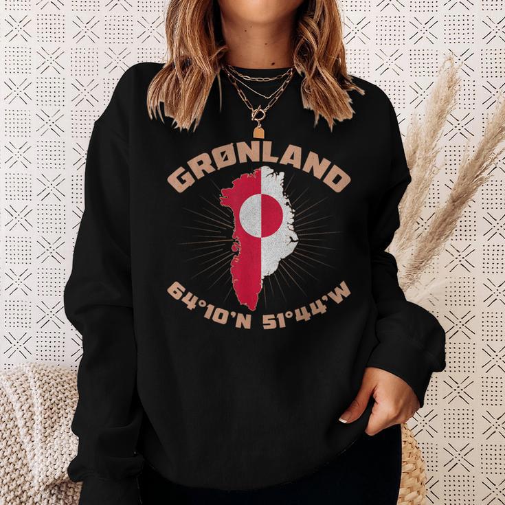 Grönland Grönland Dänemark Grönländer Thulemand Grönländisch Sweatshirt Geschenke für Sie