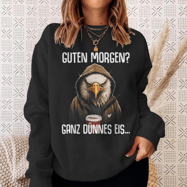 Guten Morgen Ganz Dünnes Eise Sweatshirt Geschenke für Sie