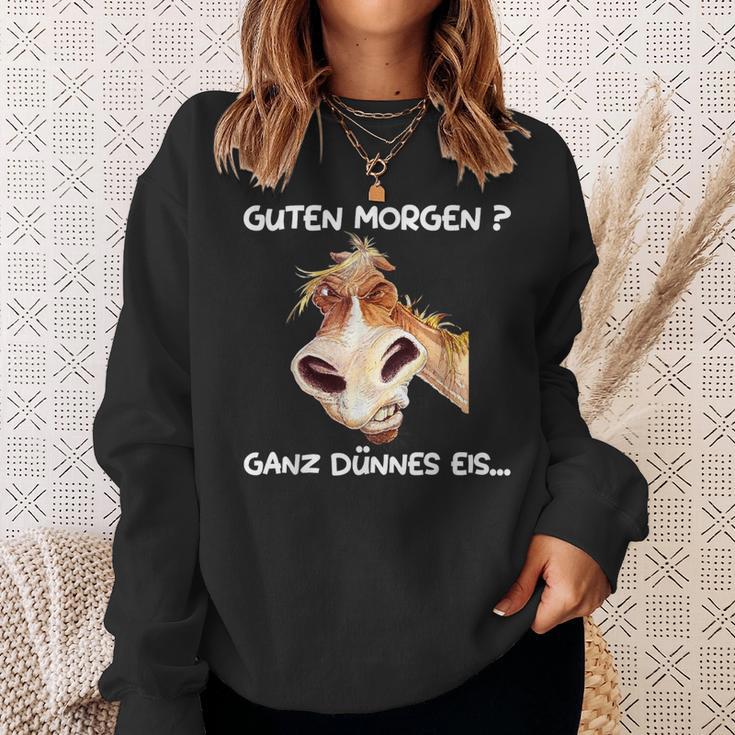 Guten Morgen Ganz Thin Eis Sweatshirt Geschenke für Sie