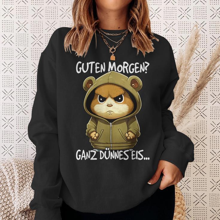 Guten Morgen Ganz Thin Ice Cream Sweatshirt Geschenke für Sie