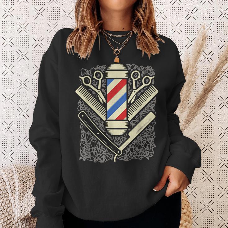 Hairdresser And Barber Sweatshirt Geschenke für Sie