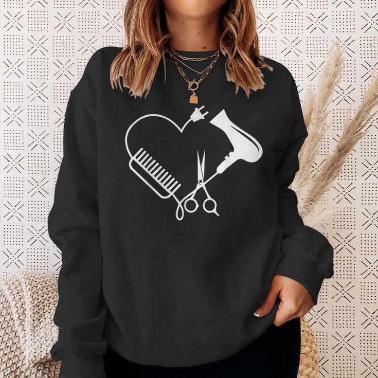 Hairdresser Salon Barber Hairstylist Hairdresser Sweatshirt Geschenke für Sie