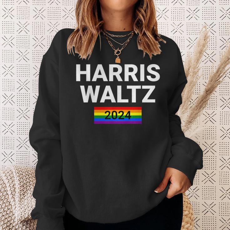 Harris Waltz 2024 Gay Pride Lgbt Wahl Harris Waltz 2024 Sweatshirt Geschenke für Sie