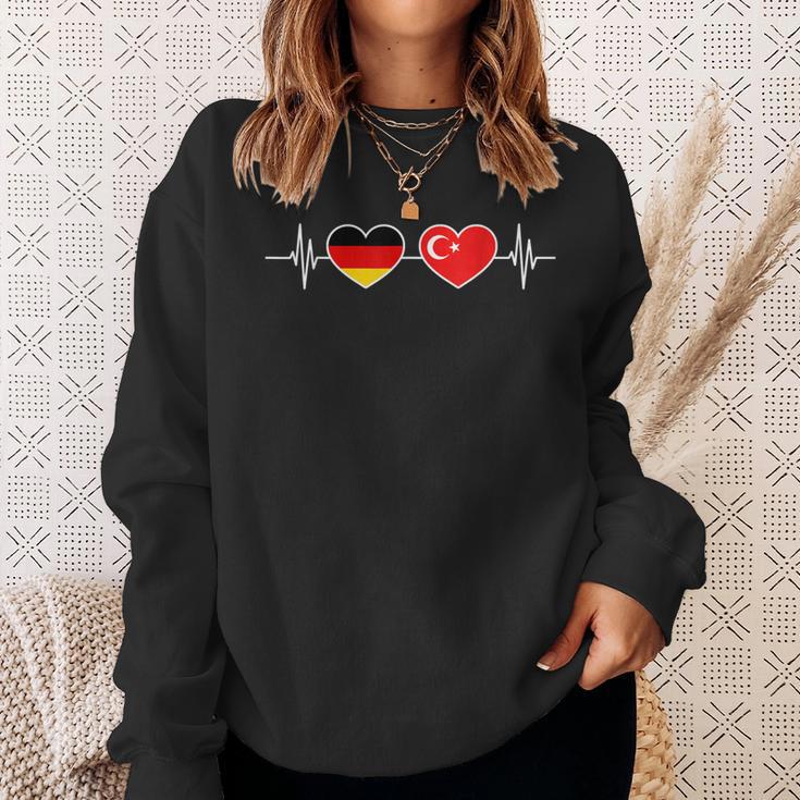 Heartbeat Deutschland Turkey Sweatshirt Geschenke für Sie