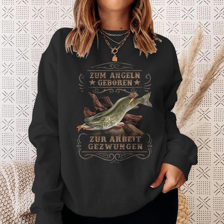 Hecht Angler Saying Sweatshirt Geschenke für Sie