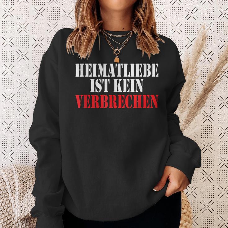 Heimatliebe Ist Keinerbrechen Deutschland German Sweatshirt Geschenke für Sie