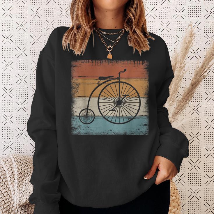 High Wheel Retrointage Bike Cyclist Sweatshirt Geschenke für Sie