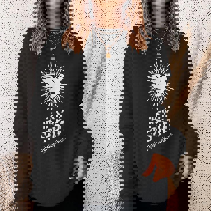 Holy Spirit Dove Sweatshirt Gifts for Her