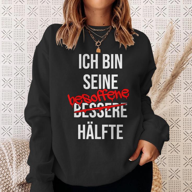 Ich Bin His Besoffen Half Sweatshirt Geschenke für Sie