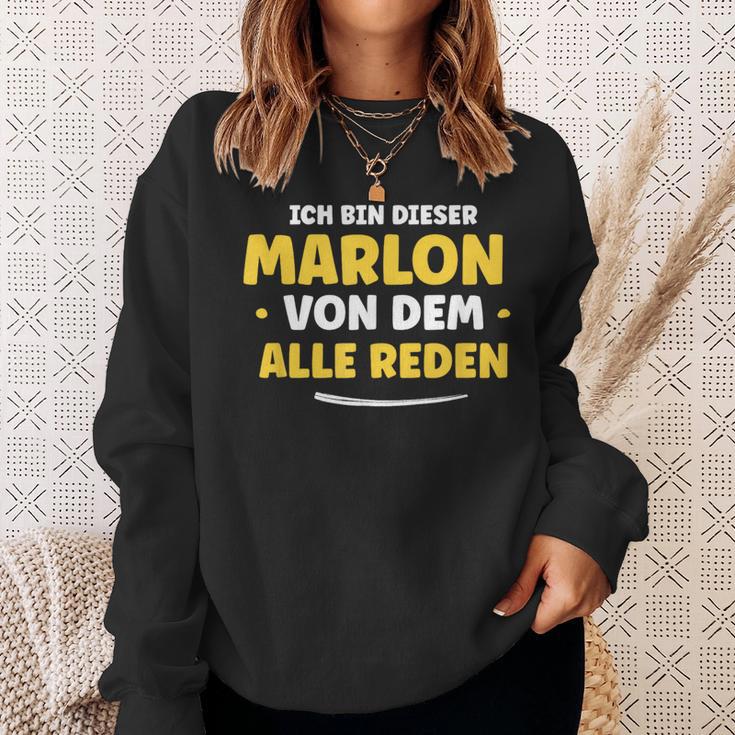 Ich Bin Dieser Marlon Sweatshirt Geschenke für Sie