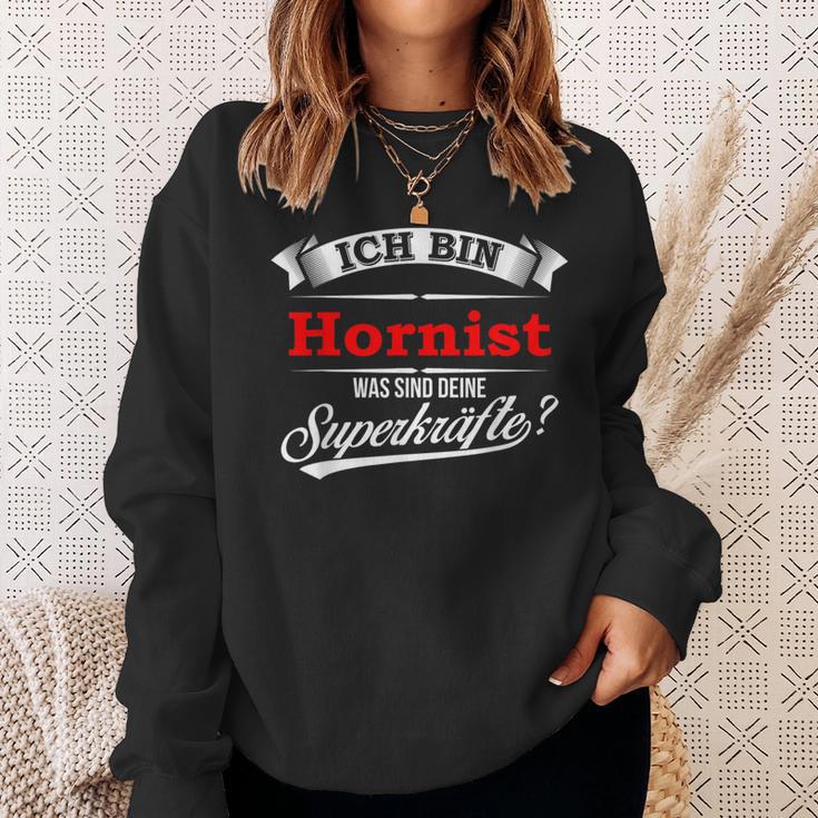 Ich Bin Hornist Superkraft I'm Hornist Sweatshirt Geschenke für Sie