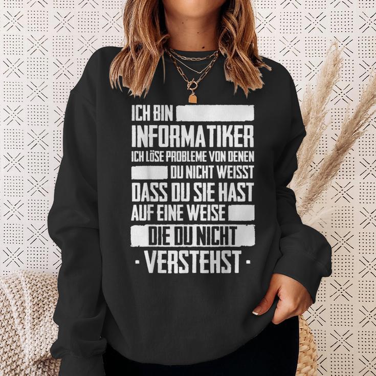 Ich Bin Informatiker Nerd Programmer Slogan Sweatshirt Geschenke für Sie