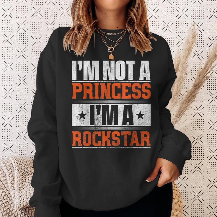 Ich Bin Keine Prinzessin Ich Bin Ein Rockstar Sweatshirt Geschenke für Sie