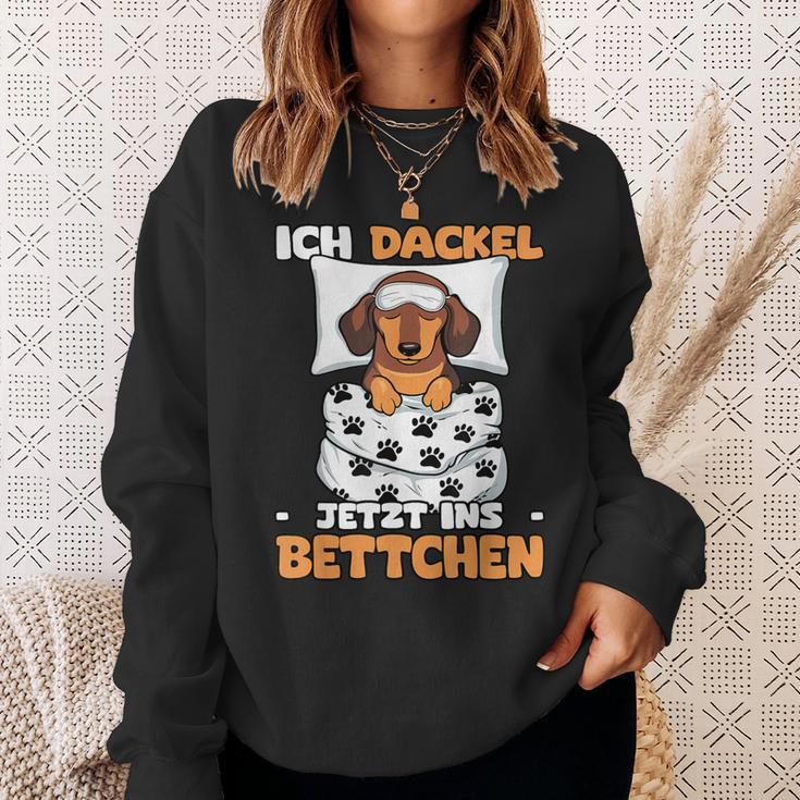 Ich Dackel Jetzt Ins Bettchen Sweatshirt Geschenke für Sie