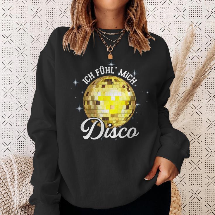 Ich Fühl Mich Disco Musik Tanzen Party Sweatshirt Geschenke für Sie