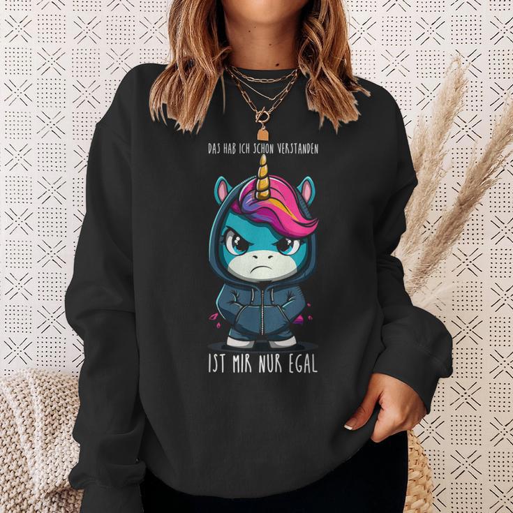 Ich Habe Das Schonerstanden Ist Mir Nur Egal Unicorn Sweatshirt Geschenke für Sie