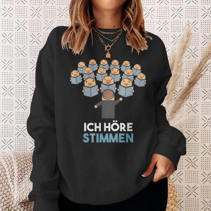 Ich Höre Stimmen Chorleiter Conductor Sweatshirt Geschenke für Sie