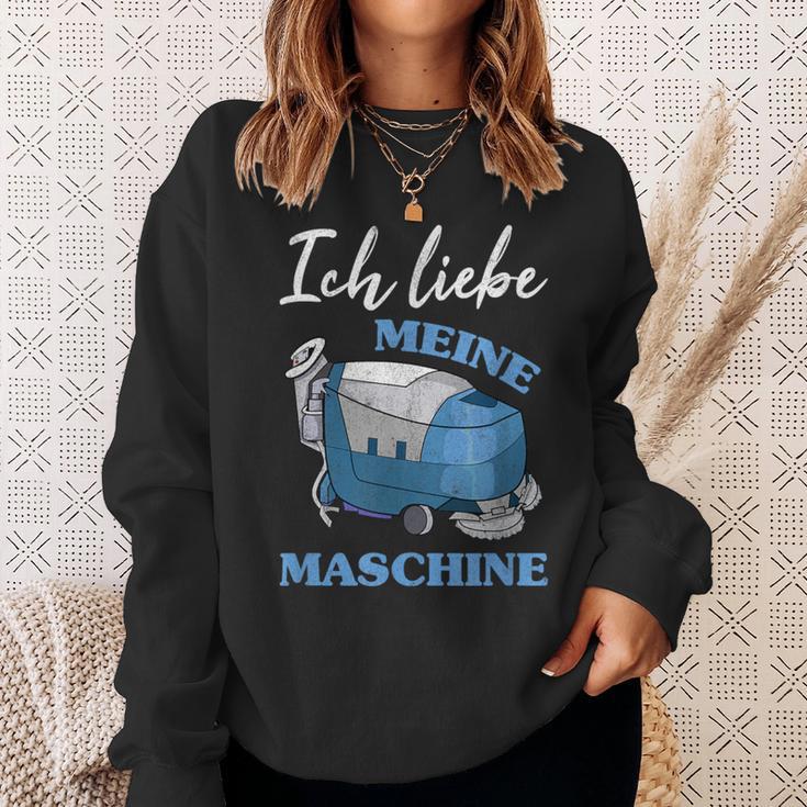 Ich Liebe Meine Putzmaschine Putzmann Ich Liebe Meine Putz Sweatshirt Geschenke für Sie