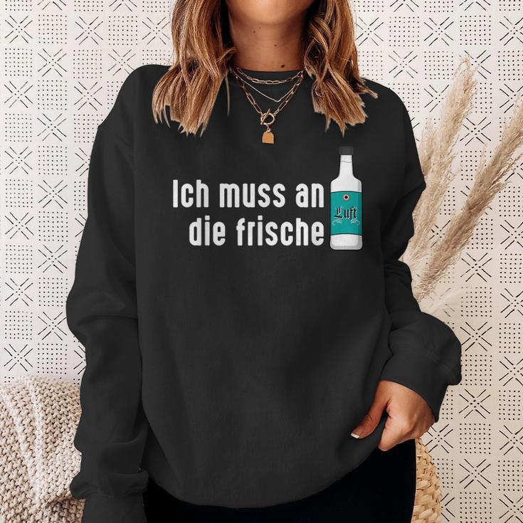 Ich Muss An Die Frische Air X Liqueur Mint Peppermint Liqueur Sweatshirt Geschenke für Sie