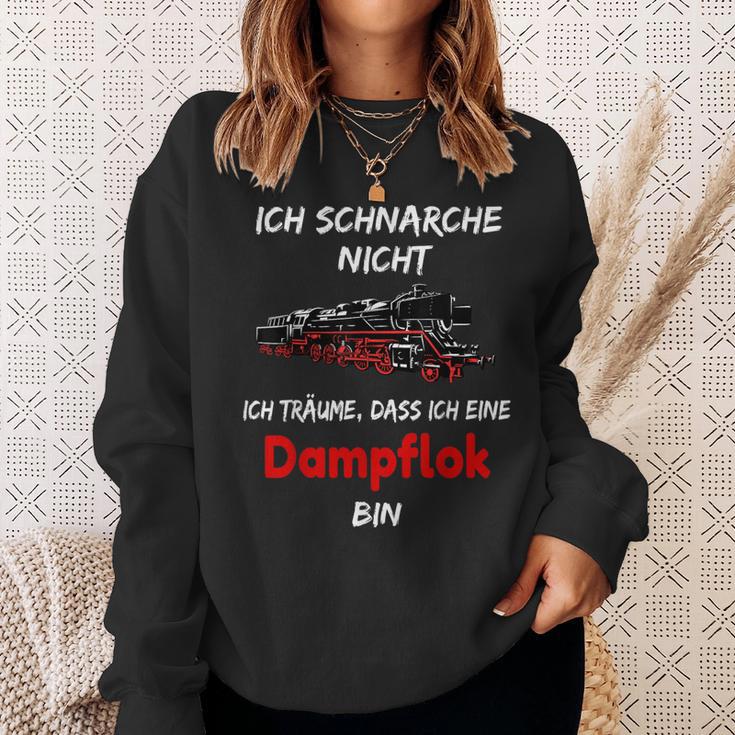 Ich Schnarche Nicht Steam Train Driver Sweatshirt Geschenke für Sie