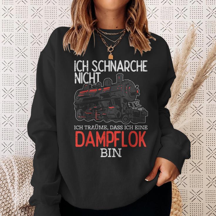 Ich Schnarche Nicht Träume Damplokführer Sweatshirt Geschenke für Sie