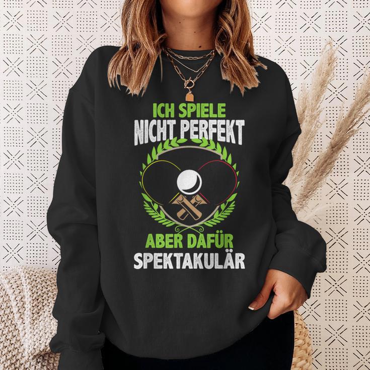 Ich Spiele Spektakulär Tischtennis Ping Pong Sweatshirt Geschenke für Sie