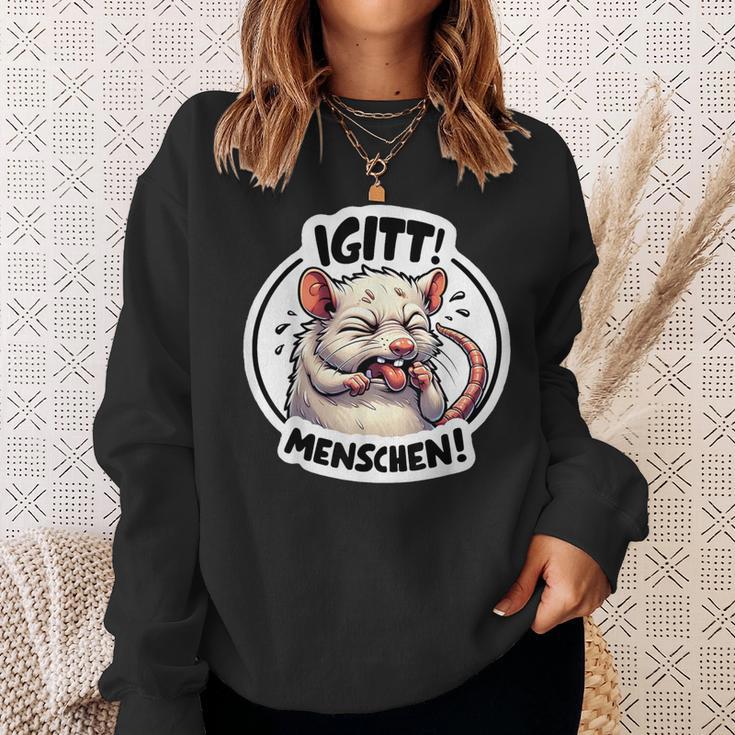 Igitt Menschen Ich Hasse Menschen Sarcasmus Ironie Sweatshirt Geschenke für Sie