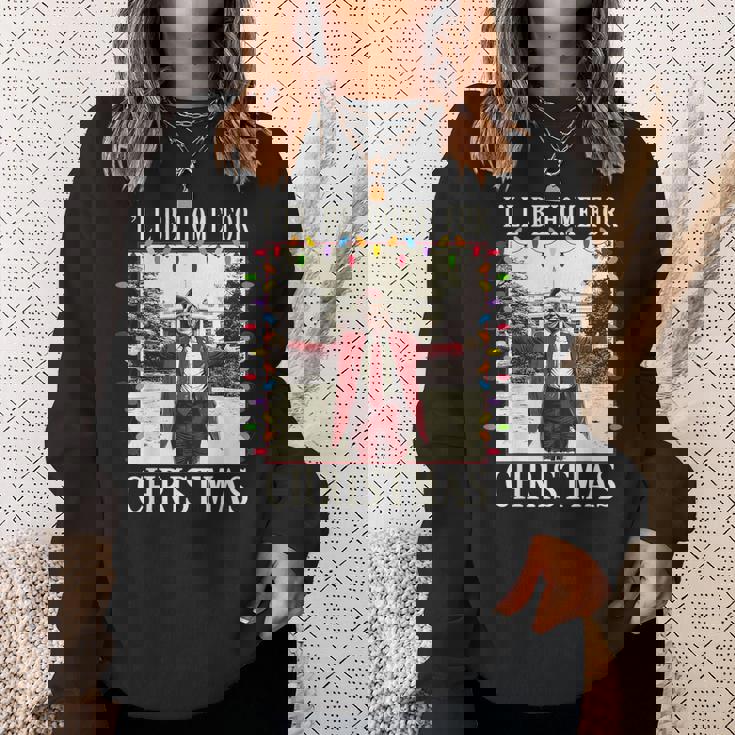 I'll Be Home For Christmas 2024 Family Xmas Pajamas Matching Sweatshirt Gifts for Her