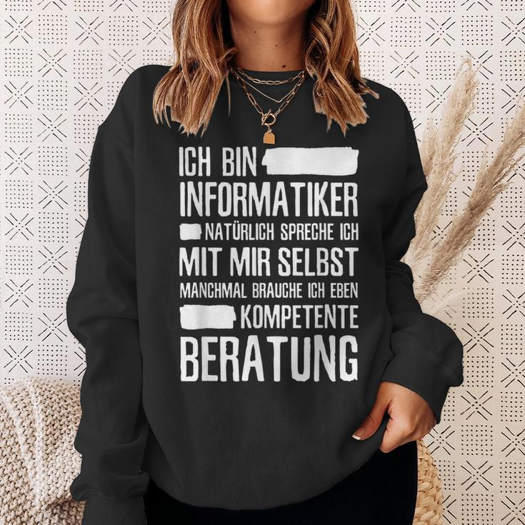 Informatiker Kompetente Beratung Programmer Sweatshirt Geschenke für Sie