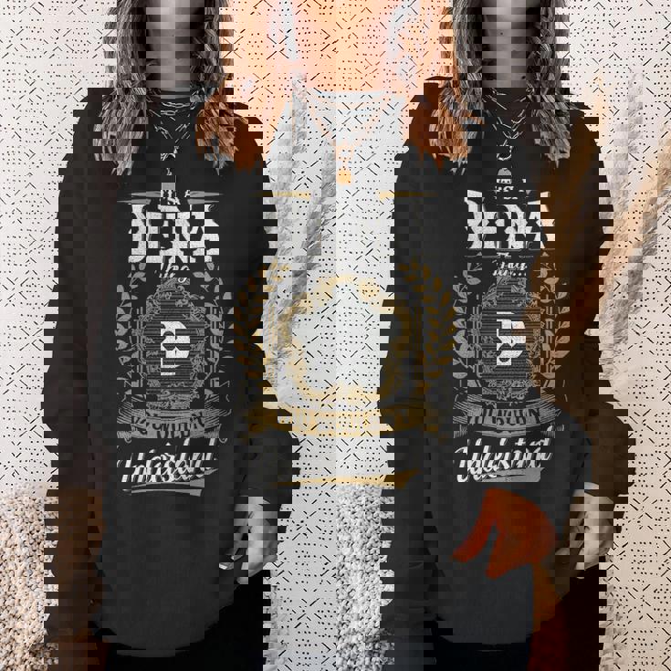 It's A Dena Thing You Wouldn't Understand Personalized Last Name Dena Family Crest Coat Of Arm Sweatshirt Gifts for Her