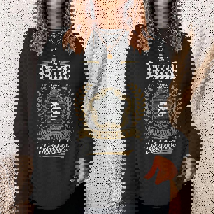 It's A Diller Thing You Wouldn't Understand Personalized Last Name Diller Family Crest Coat Of Arm Sweatshirt Gifts for Her