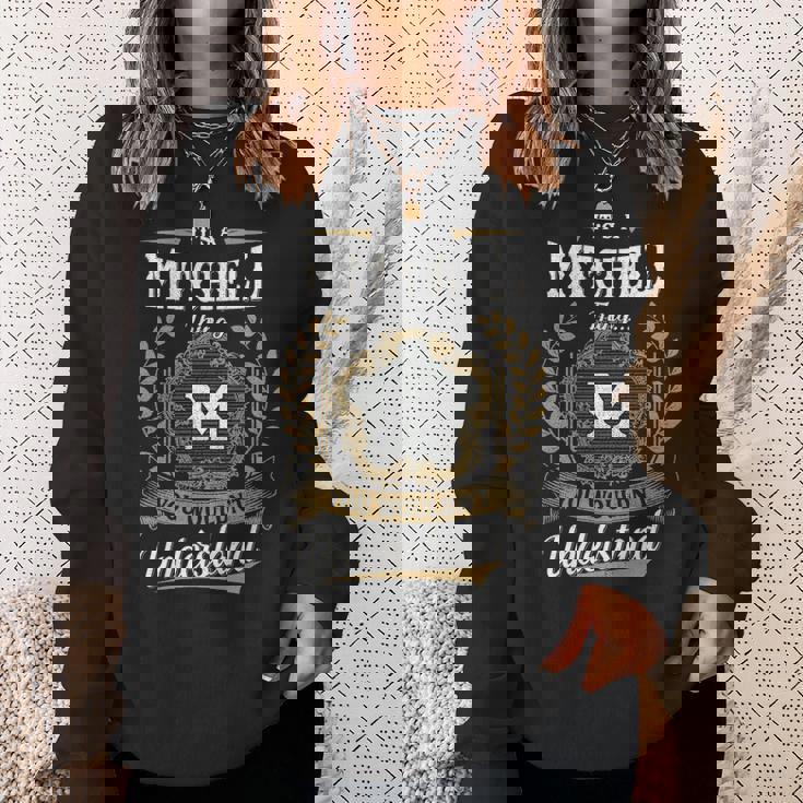 It's A Mitchell Thing You Wouldn't Understand Personalized Last Name Mitchell Family Crest Coat Of Arm Sweatshirt Gifts for Her