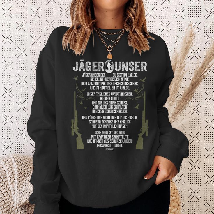 Jäger Unser Jägerunser Hunting Sweatshirt Geschenke für Sie