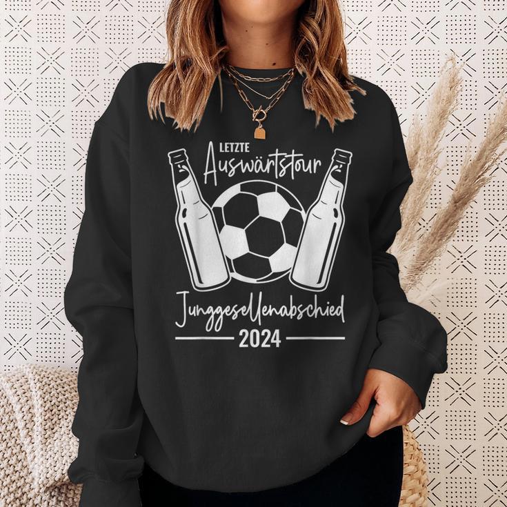 Junggesellenabschied Fußball Letzte Auswärtstour Jga 2024 Sweatshirt Geschenke für Sie