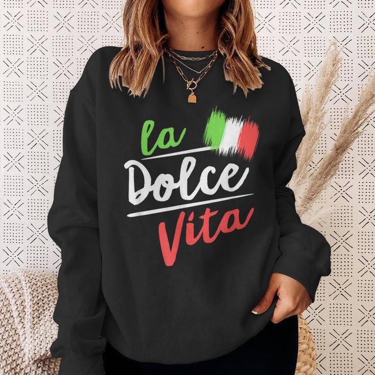 La Dolceita I Italian Lifestyle Sweatshirt Geschenke für Sie