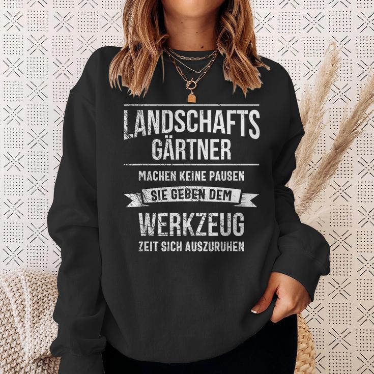 Landschaftgärtner Galabau Slogan Sweatshirt Geschenke für Sie