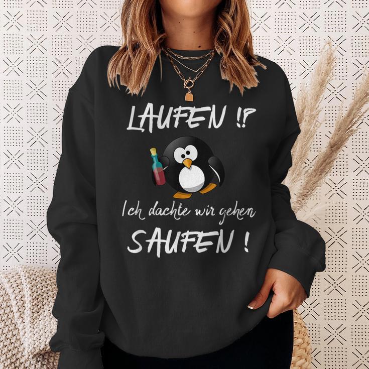 Lauf Running Ich Dachte Wir Sweatshirt Geschenke für Sie