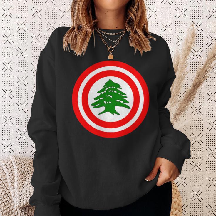 Lebanese Flag Lebanon Revolution Beirut Protest Demo Sweatshirt Geschenke für Sie