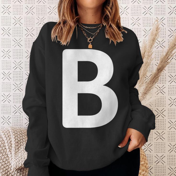 Letter B Sweatshirt Geschenke für Sie