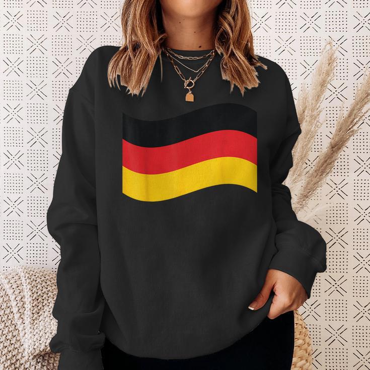 Leuchtendes Herz Deutsche Flagge Colours Germany Fan Sweatshirt Geschenke für Sie